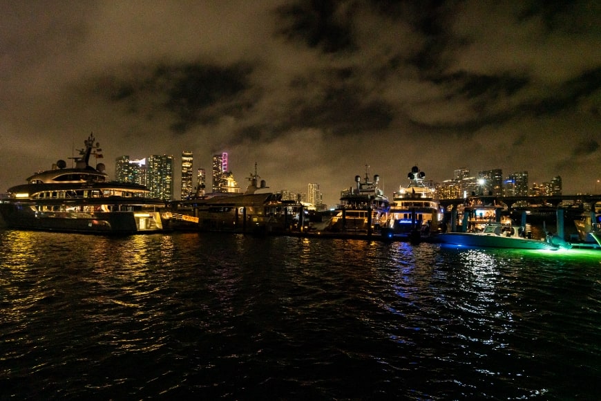 Miami Skyline from The Deck, Island Gardens