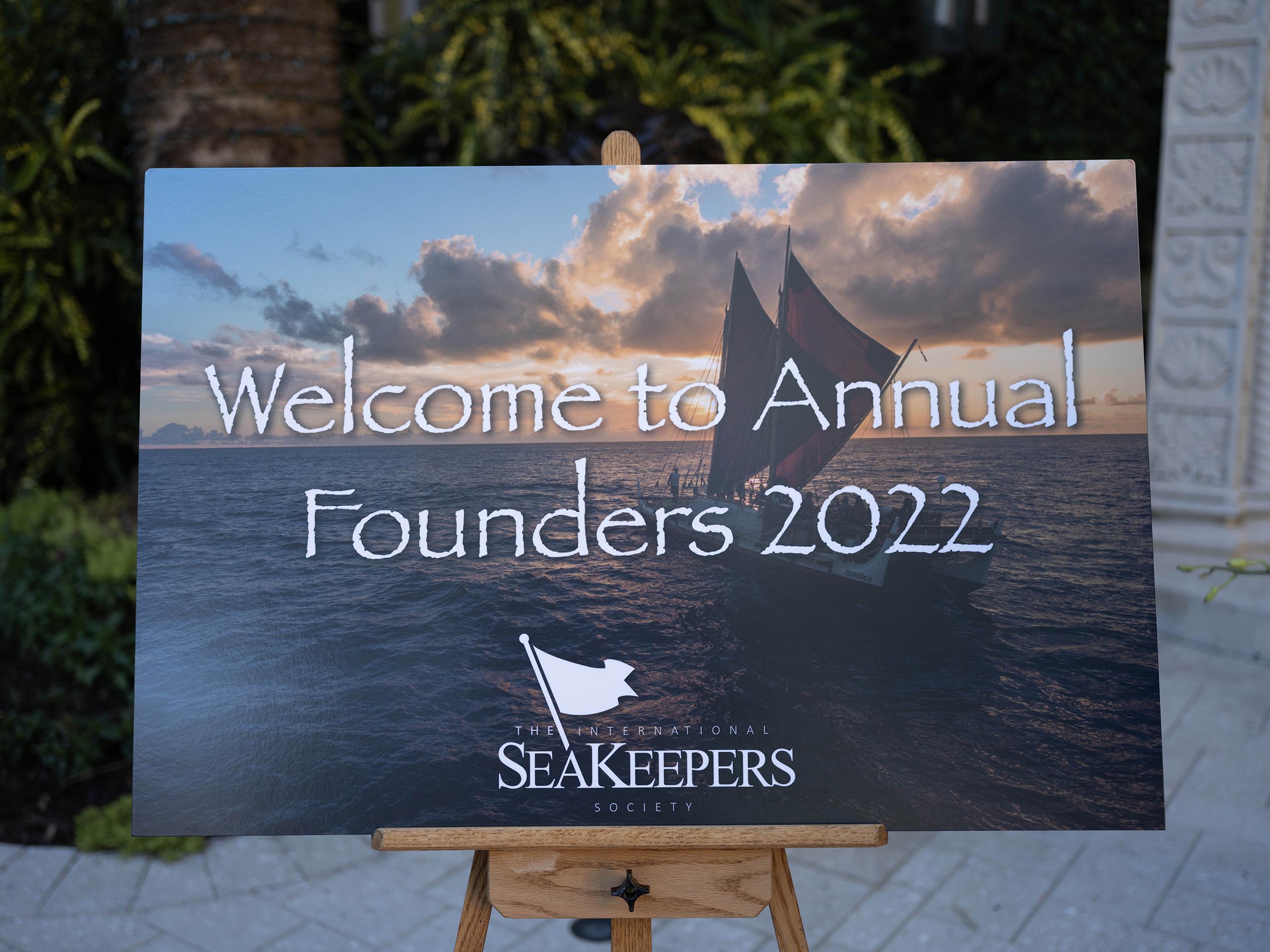 Annual Founders Registration Sign