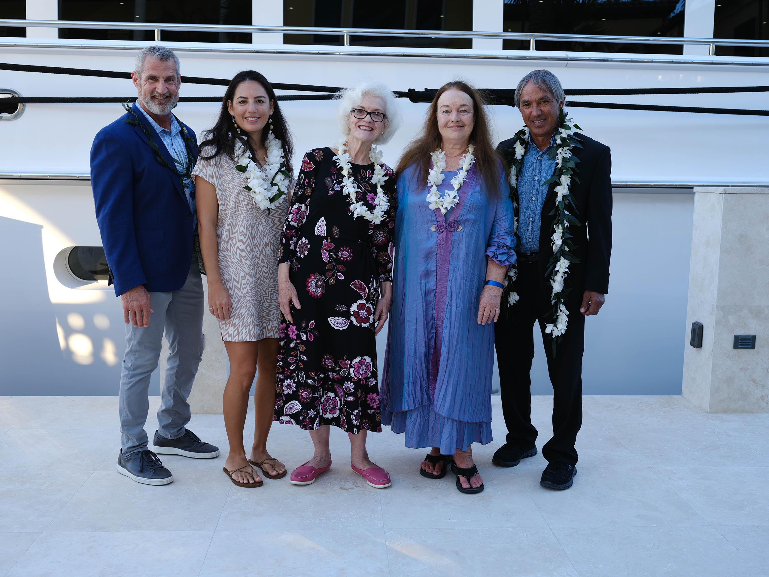 Jay Wade, Lehua Kamalu, Charlotte Vick, Mary Crowley & Nainoa Thompson