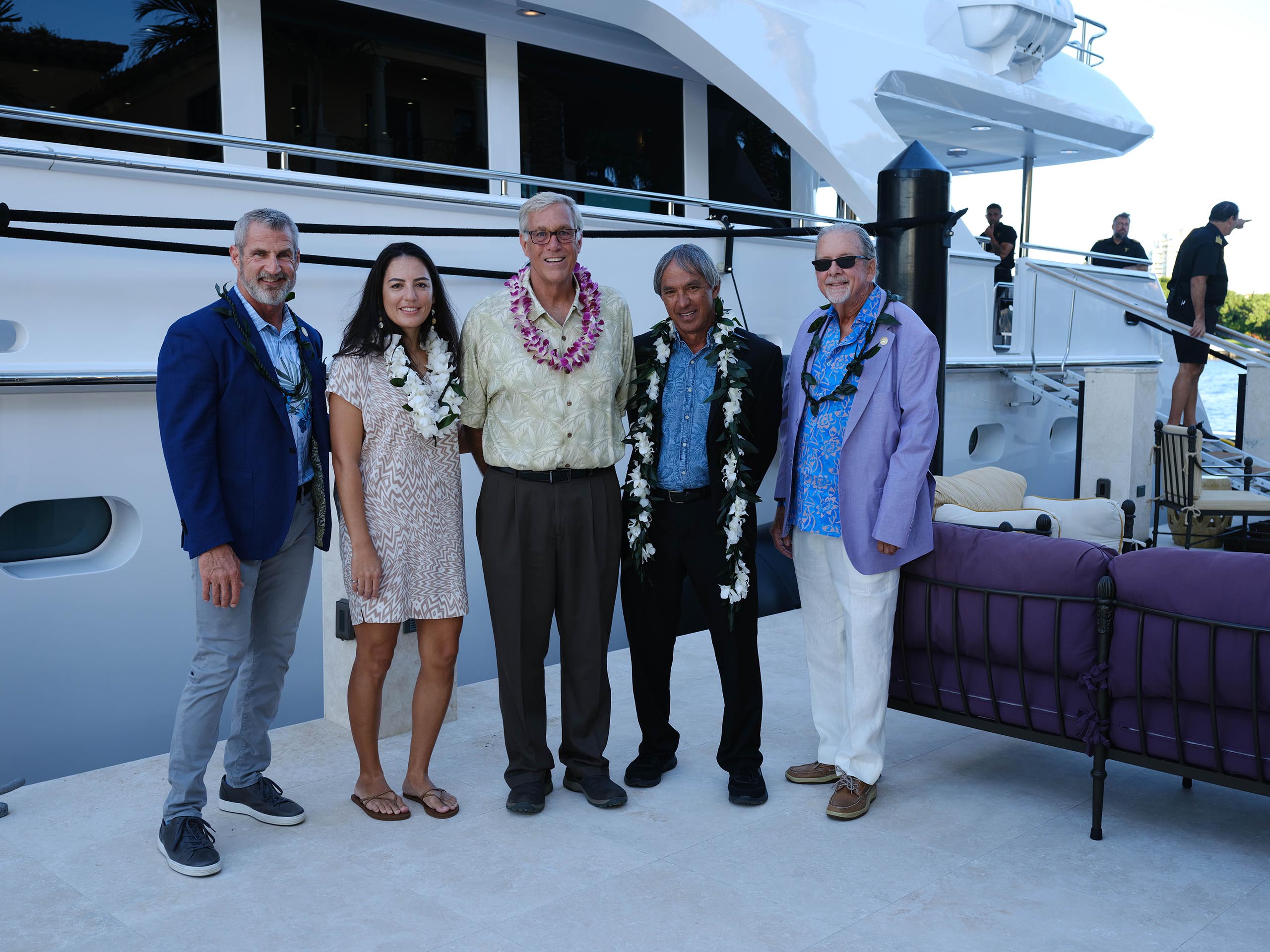 Jay Wade, Lehua Kamalu, Robert DuGrenier, Nainoa Thompson & Dr. Mark Luther