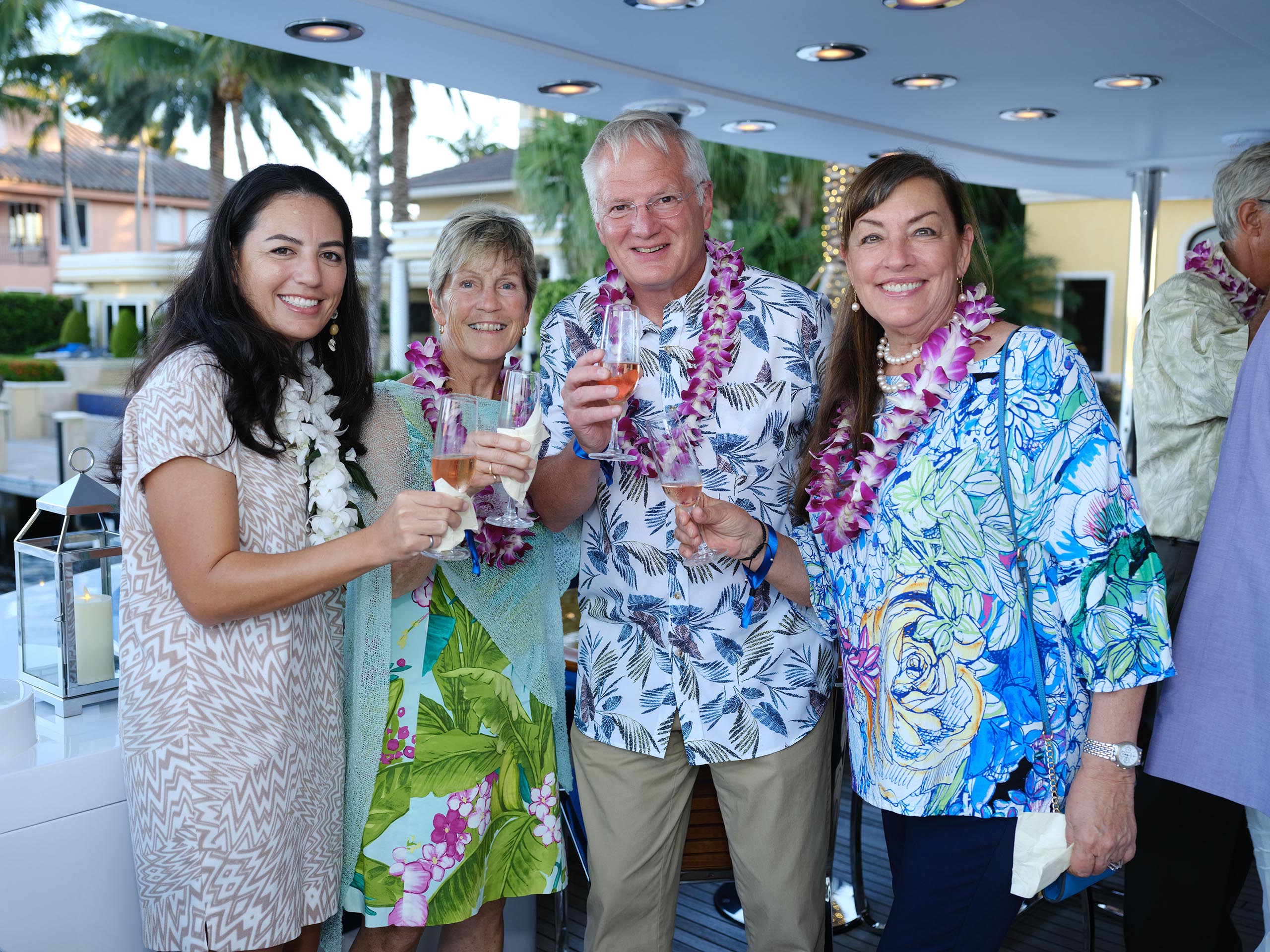 Lehua Kamalu, Deby Carlson, Peter Carlson & Norma Trease