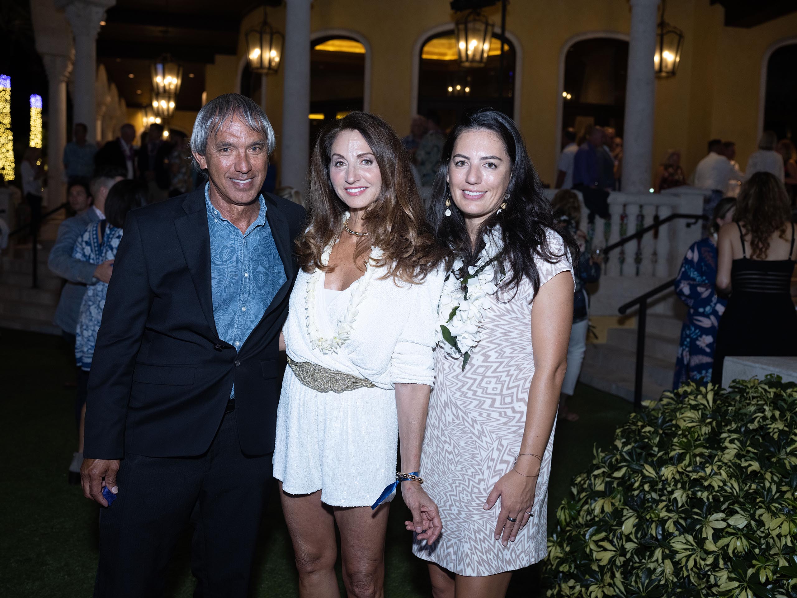 Nainoa Thompson, Claudia Potamkin & Lehua Kamalu