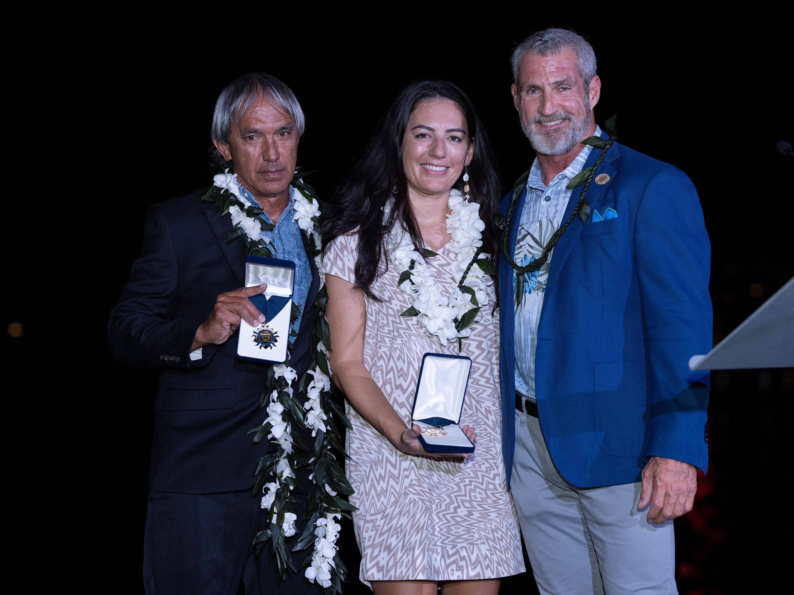 Nainoa Thompson, Lehua Kamalu & Jay Wade