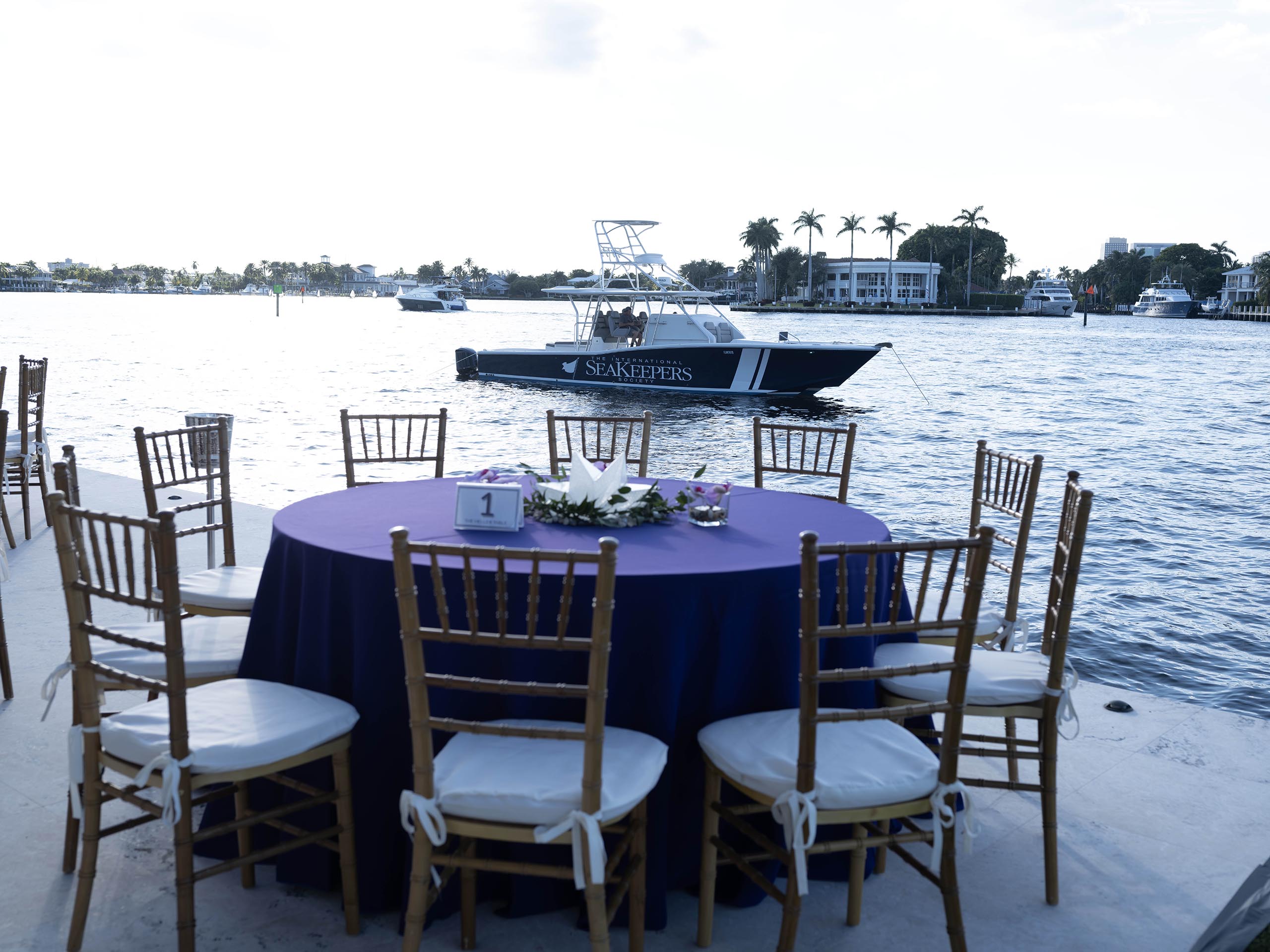 VIP Table and SeaKeepers' DISCOVERY