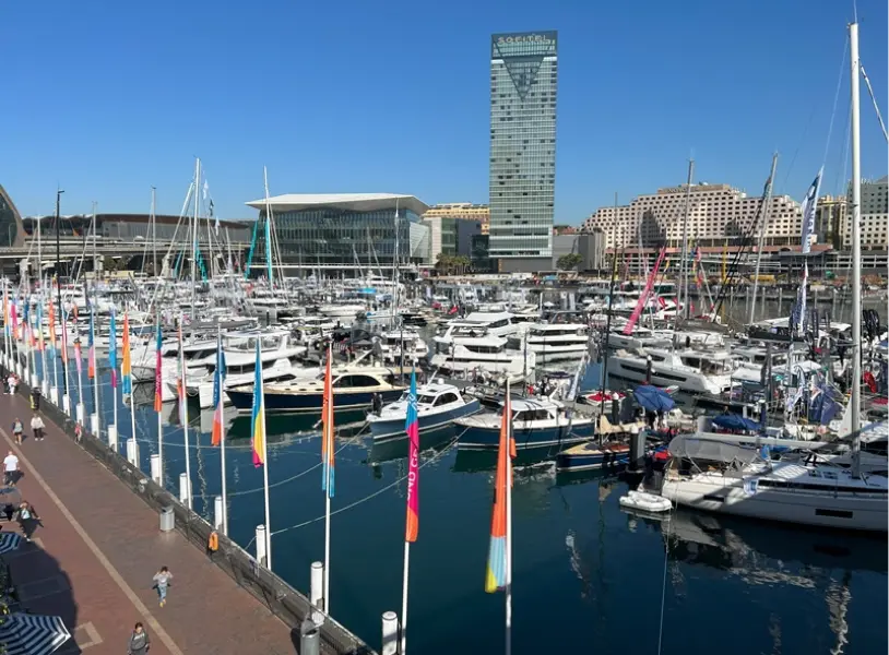 img seakeepers attend the sydney international boat show