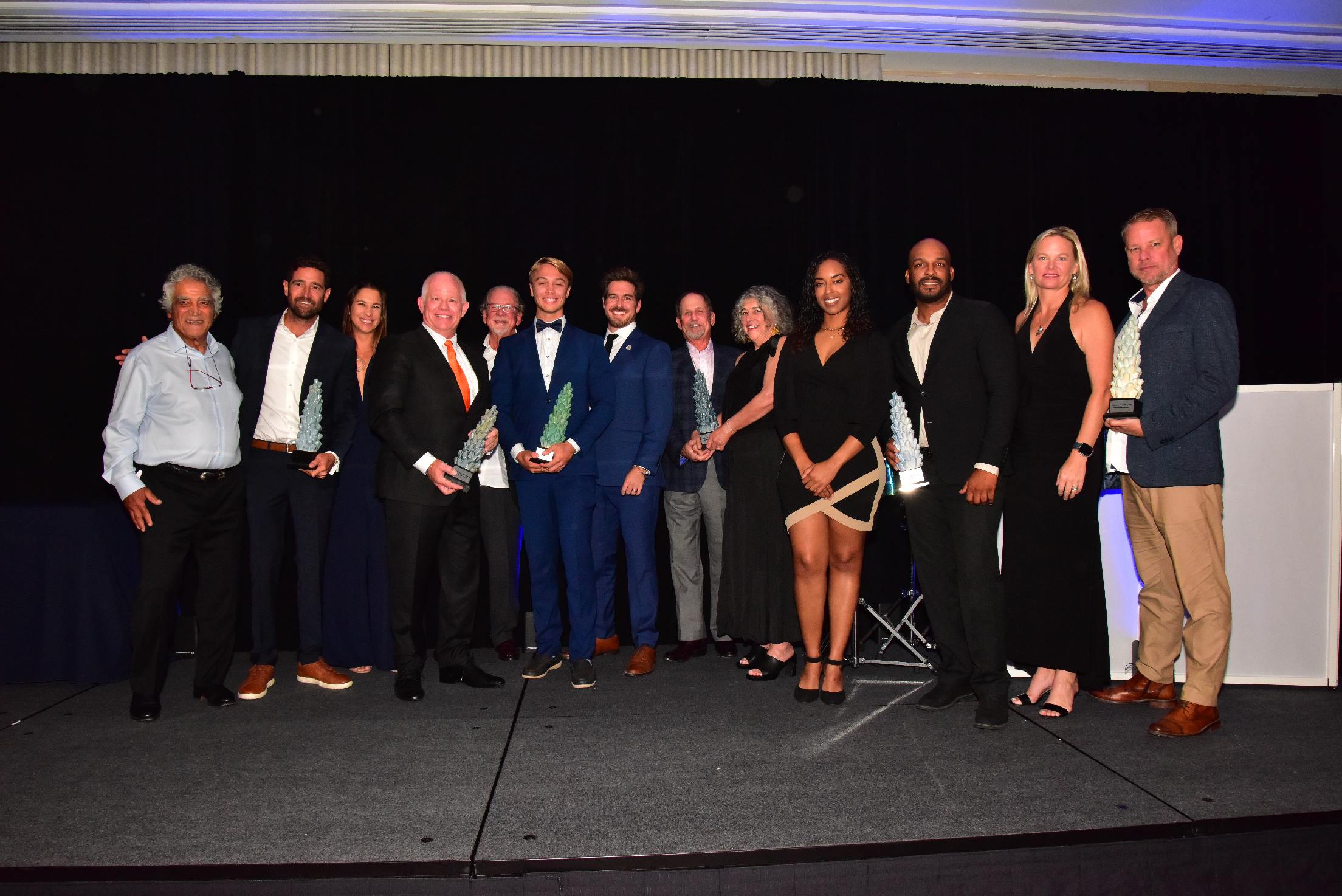 Amos Nachoum, Tony Gilbert & DISCOVERY Yacht Recipients