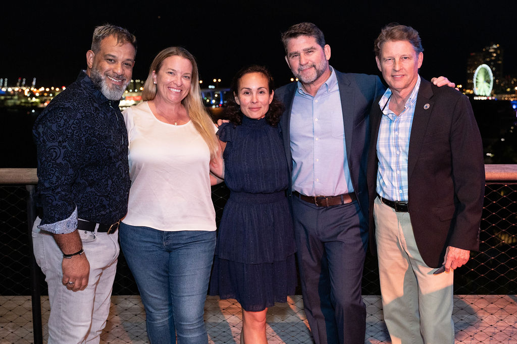 Alex Pujol, Captain Kelly Gordon, Iris Saleh, Colin Kiley & Dick Seidenspinner