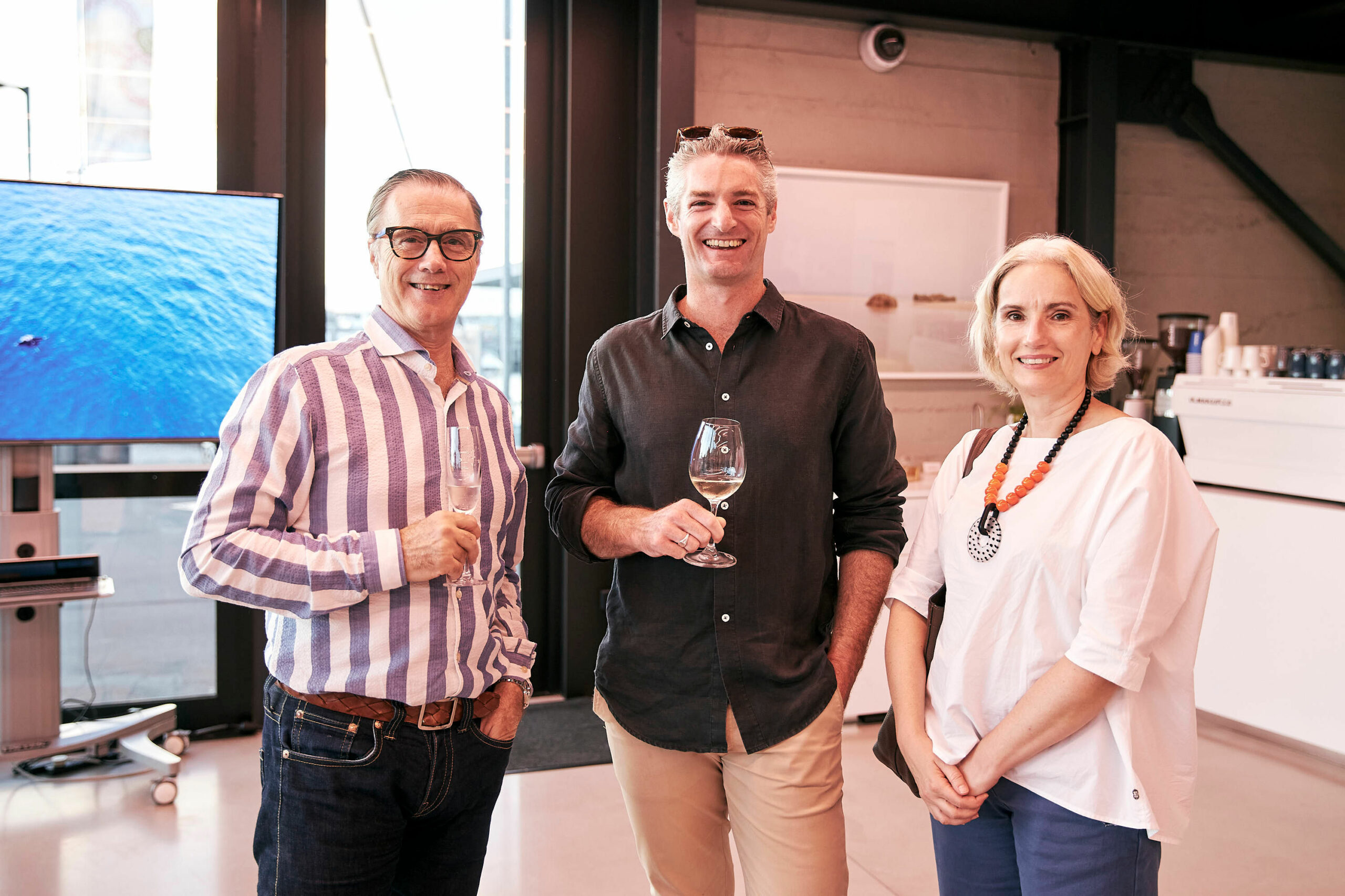Richard Broad, Hamish McCarroll, Tamara Broad