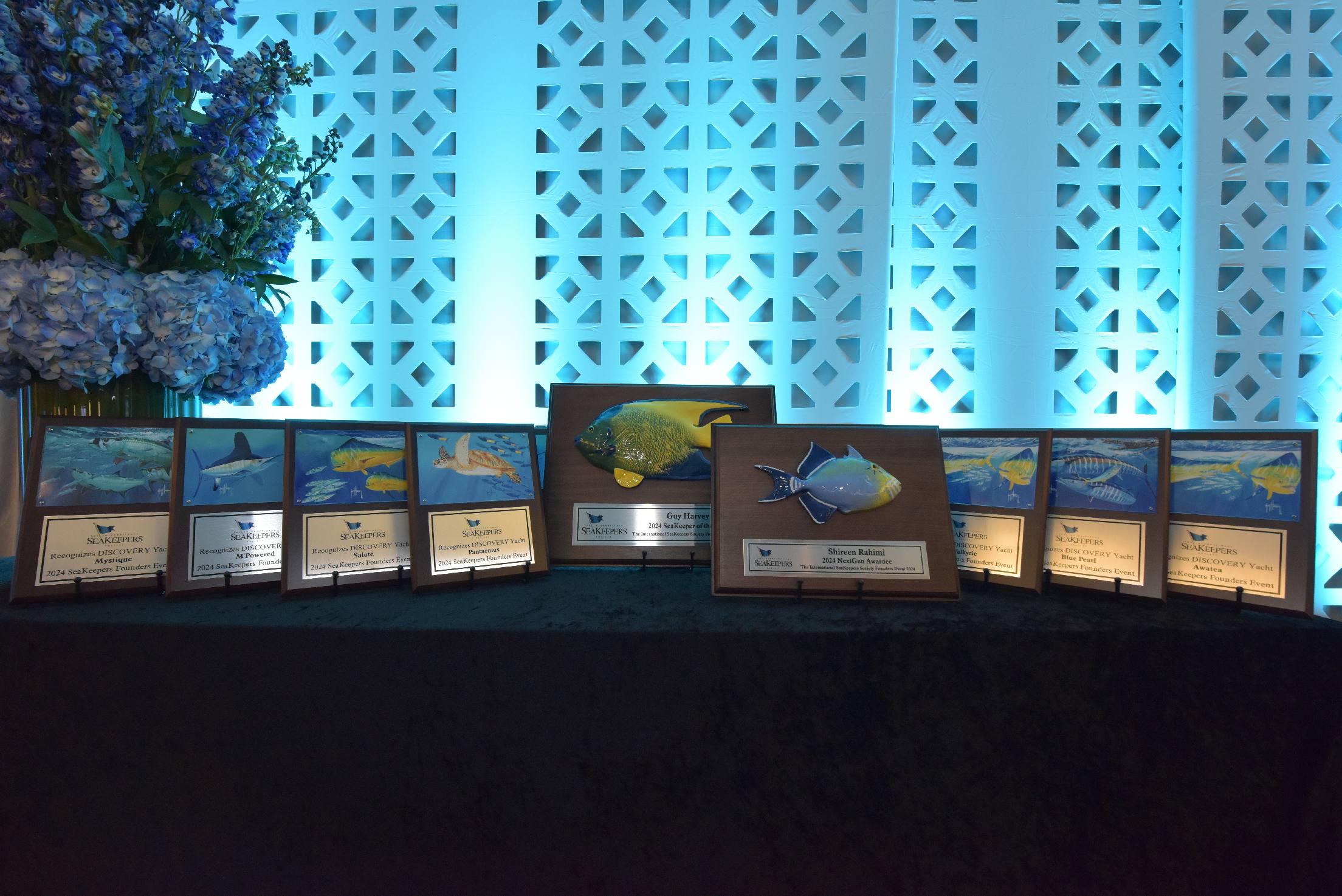 2023-24 DISCOVERY Yacht Fleet Awards at The International SeaKeepers Society's Founders Event 2024