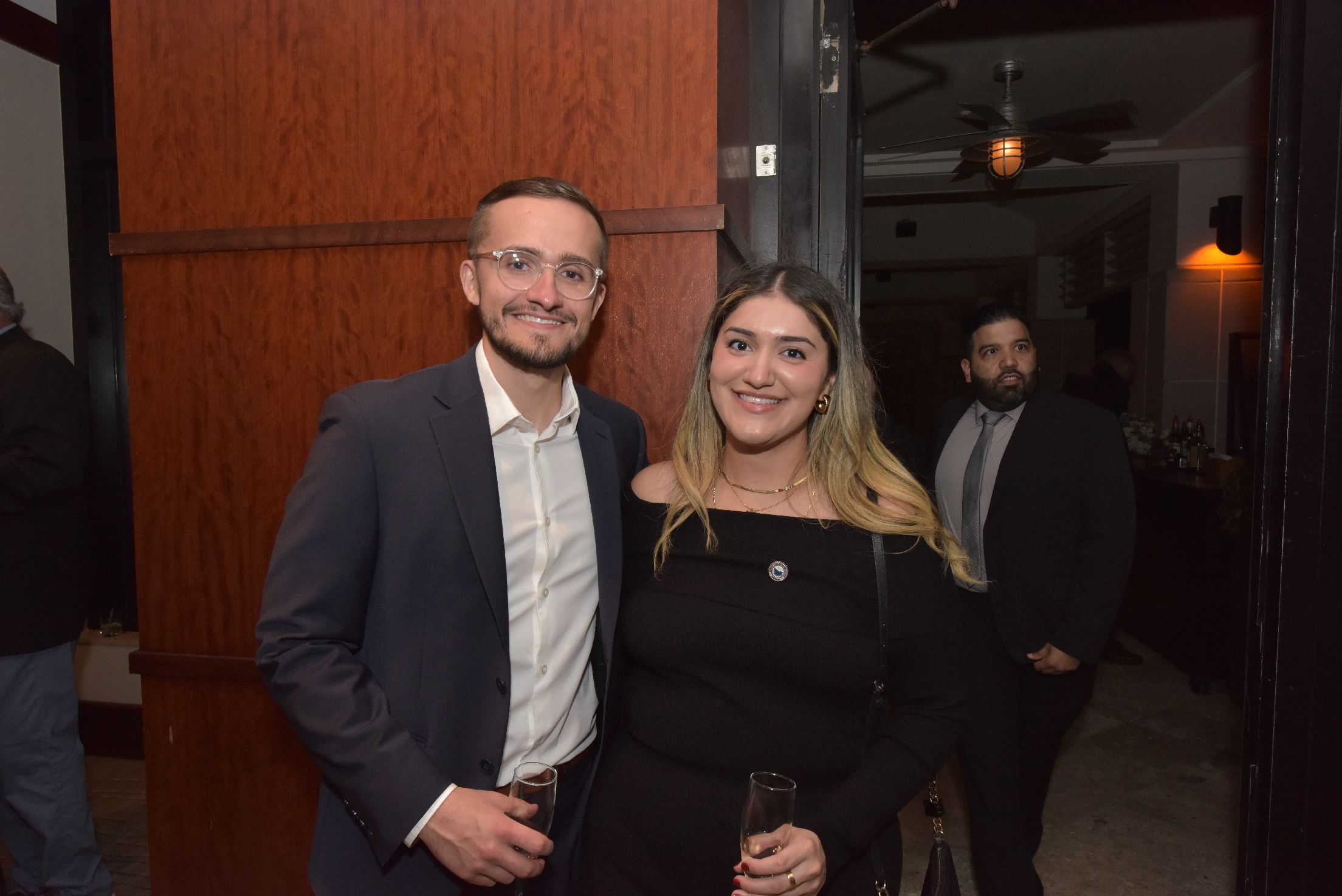 Photo of Ivonne Gamboa and Christopher King at The International SeaKeepers Society's Founders Event 2024