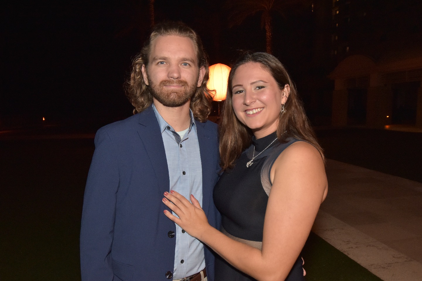 Lawrence Watkins & Haley Davis at The International SeaKeepers Society's Founders Event 2024