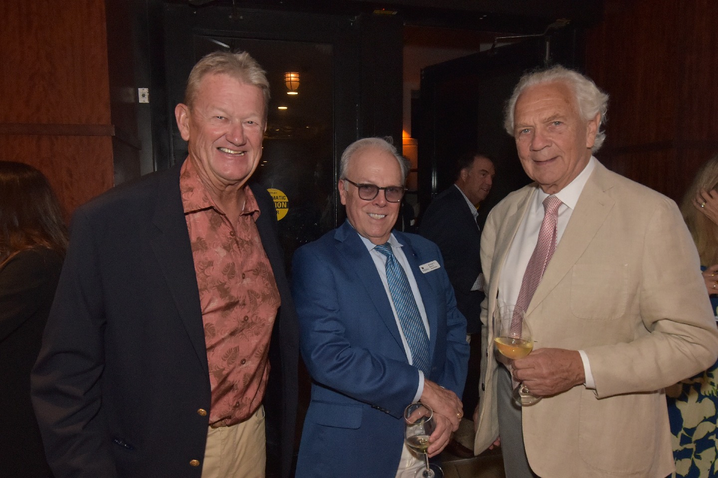 Guy Harvey, Michael T. Moore & John Jepson at The International SeaKeepers Society's Founders Event 2024