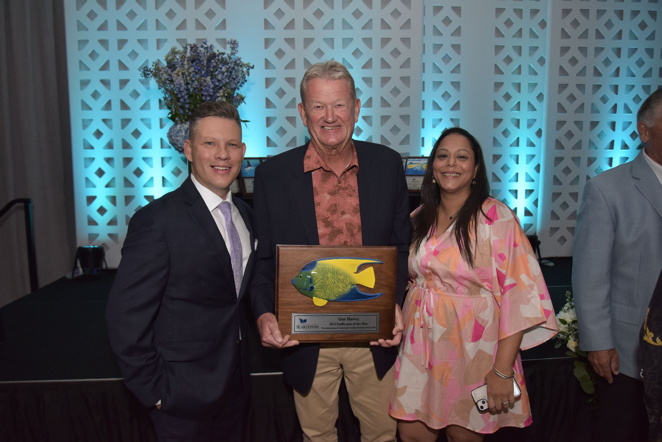 Christopher Fischer & Guy Harvey at The International SeaKeepers Society's Founders Event 2024
