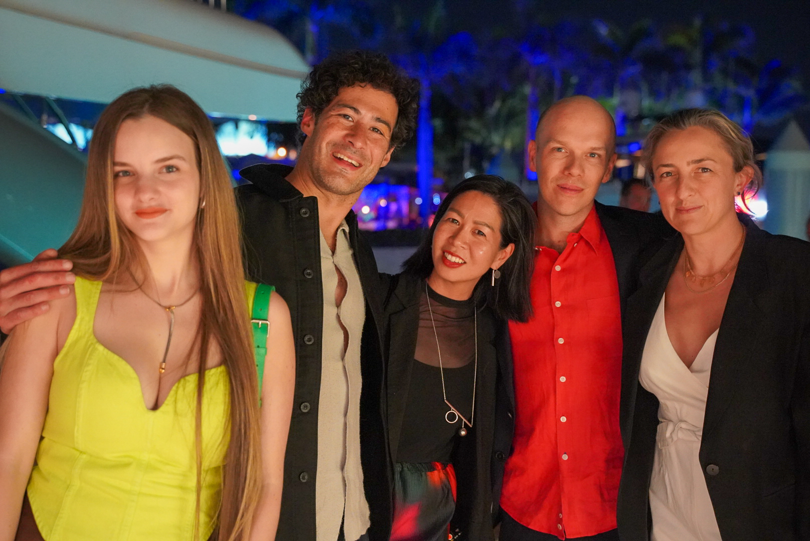 Danni Friedman, Dylan Davis, Jean Lee, Emmett & Sarah Newberry-Moore