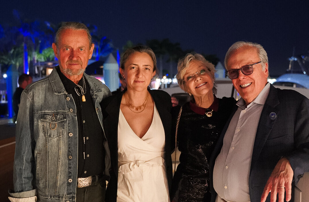 Larry Newberry, Sarah Newberry-Moore, Leslie Lott & Michael Moore