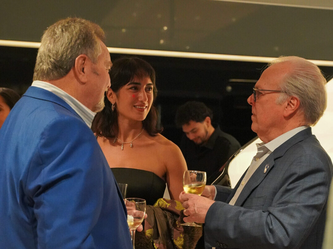 Mark Elliot, Shireen Rahimi & Michael Moore
