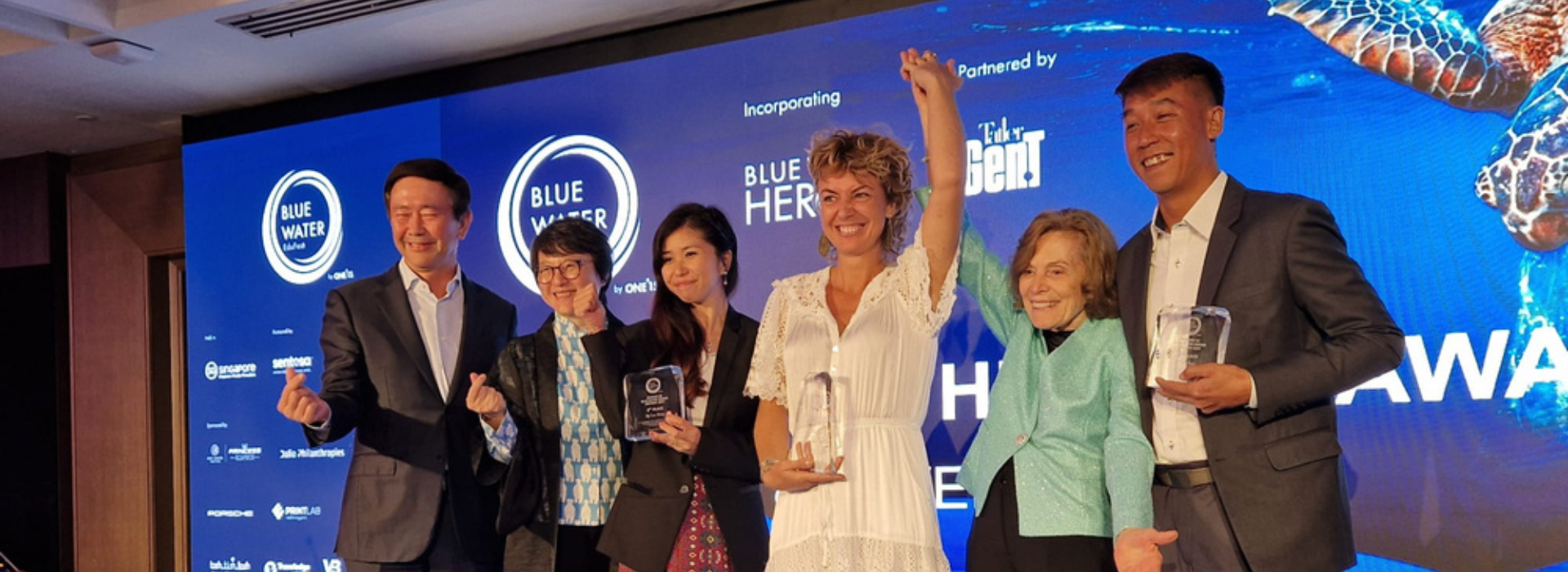 Coral Catch Founder Receives Prestigious Blue Water Heroes Award 2024 From Dr. Sylvia Earle