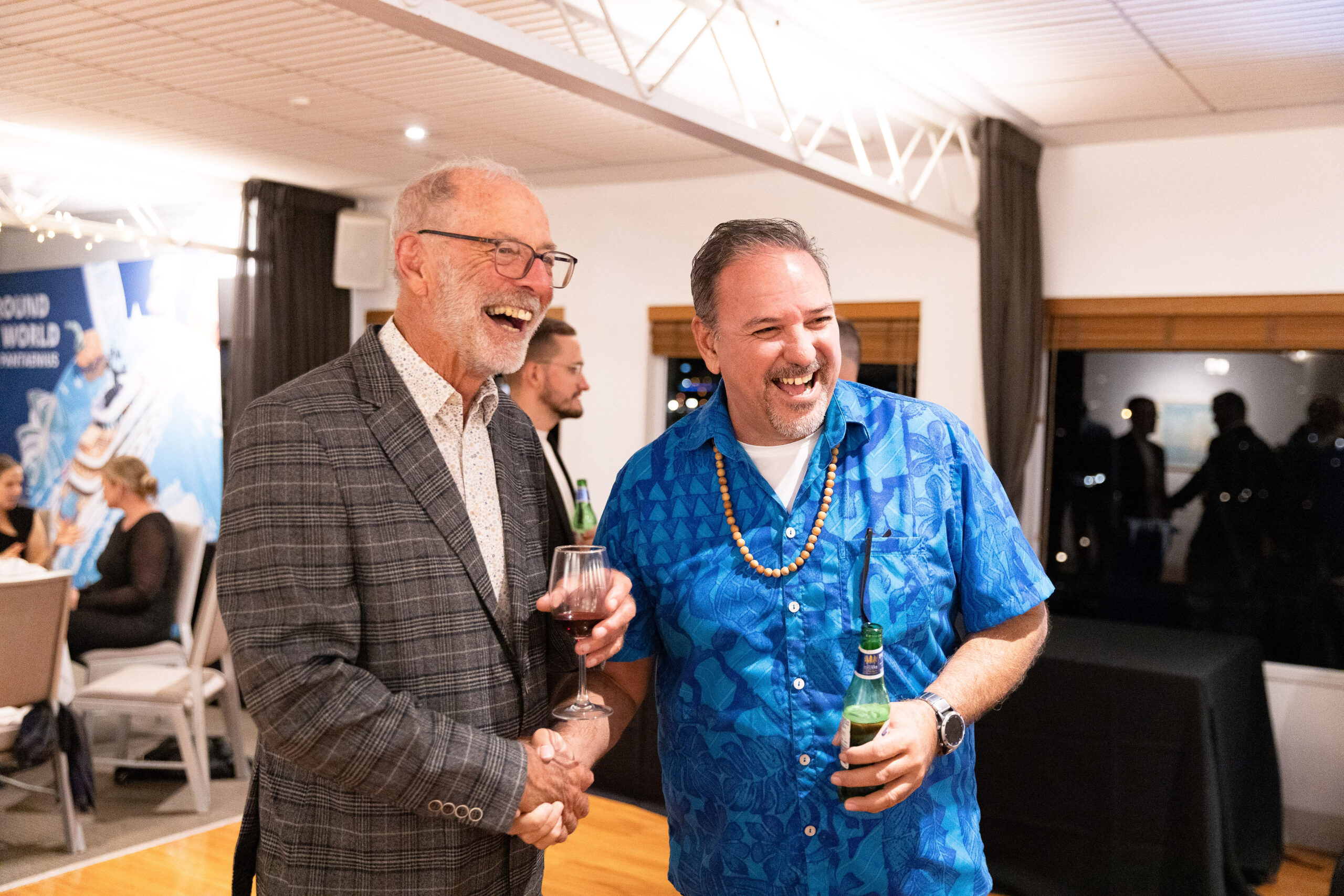 Auckland Mayor Wayne Brown & Aitutaki Mayor Nick Henry