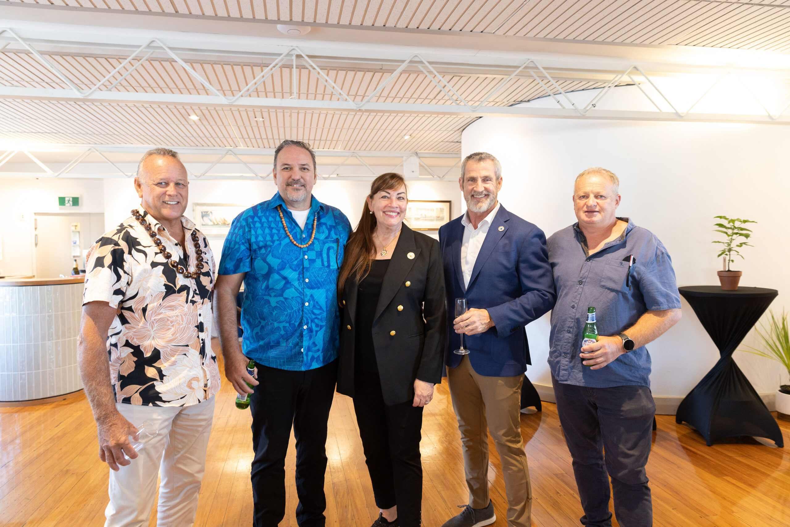 Mike Henry, Mayor Nick Henry, Norma Trease, Jay Wade & Kim Bertlesen