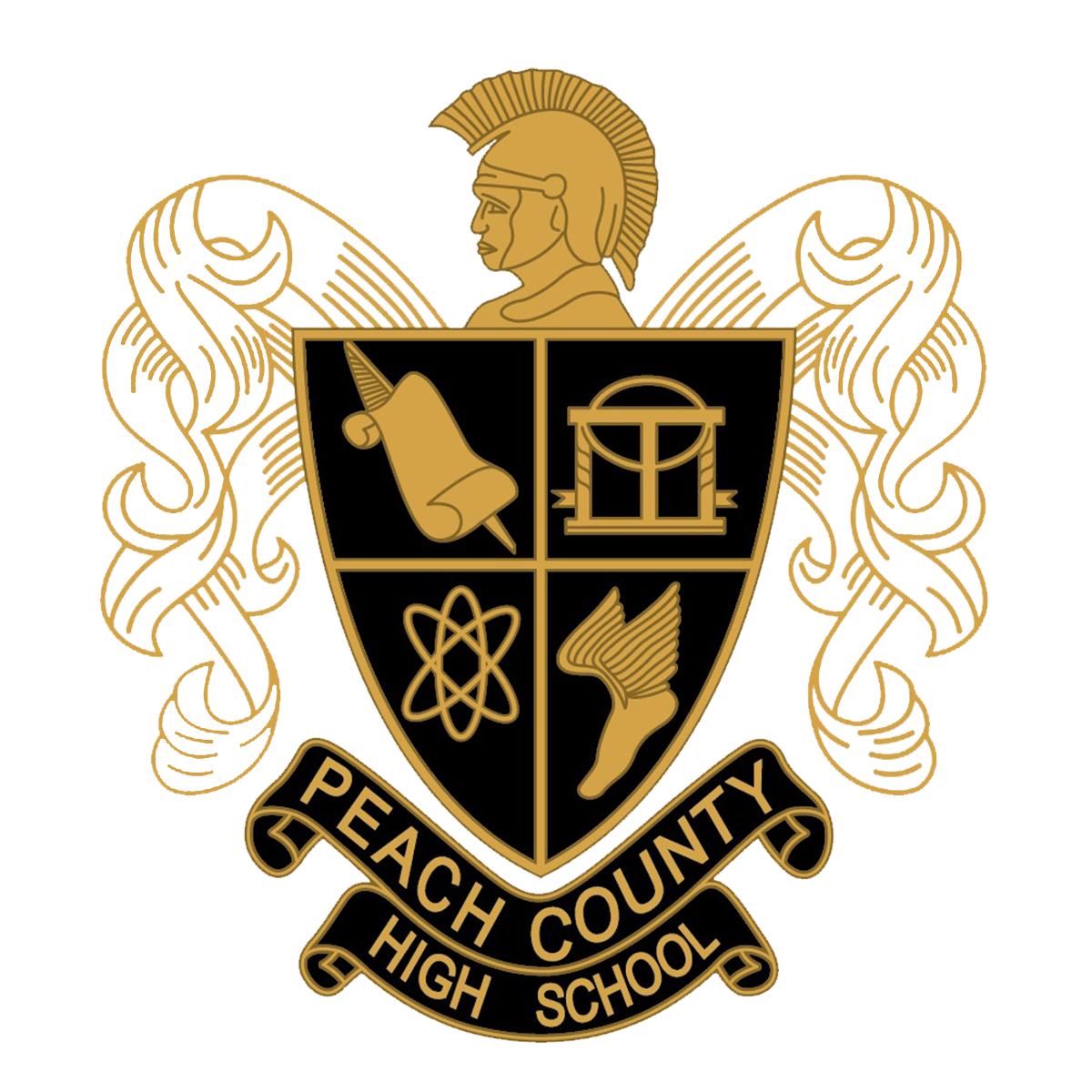 Peach County High School logo template 300 min