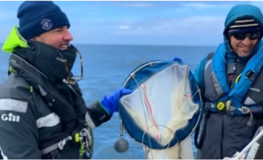 discovery yacht sam deploying a genome plankton sampling net across the north pacific 2x