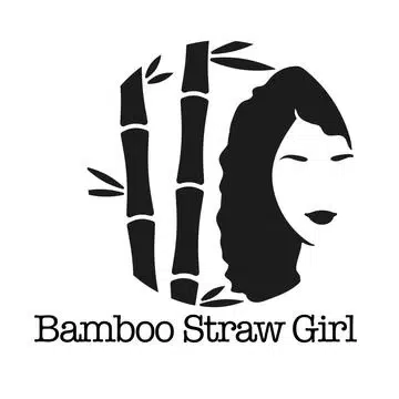 Bamboo Straw Girl logo