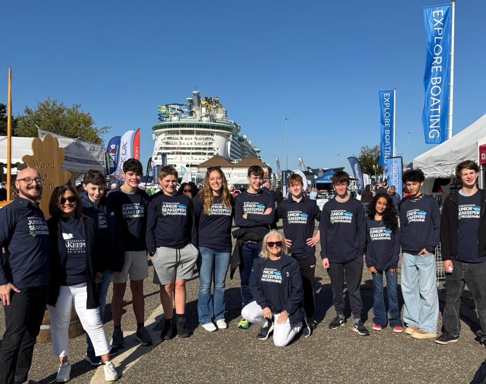 International Junior SeaKeepers at the Southampton International Boat Show 2025 cover