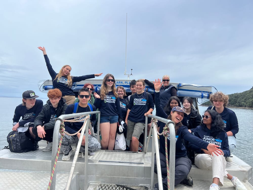 IJSK South Pacific Students Experience the Ocean Up Close at Te Hāwere a Maki (Goat Island) Marine Reserve cover