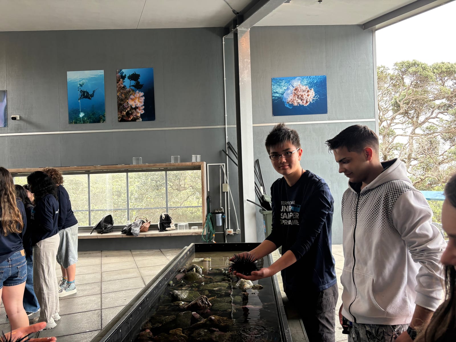 IJSK South Pacific Students Experience the Ocean Up Close at Te Hāwere a Maki (Goat Island) Marine Reserve gallery 17